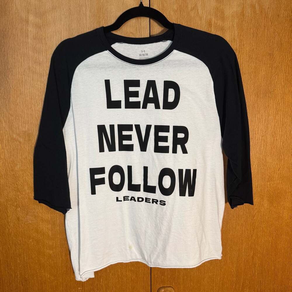 Lead Never Follow Leaders Chief Keef Long Sleeve Raglan Shirt